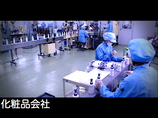 化粧品会社紹介映像